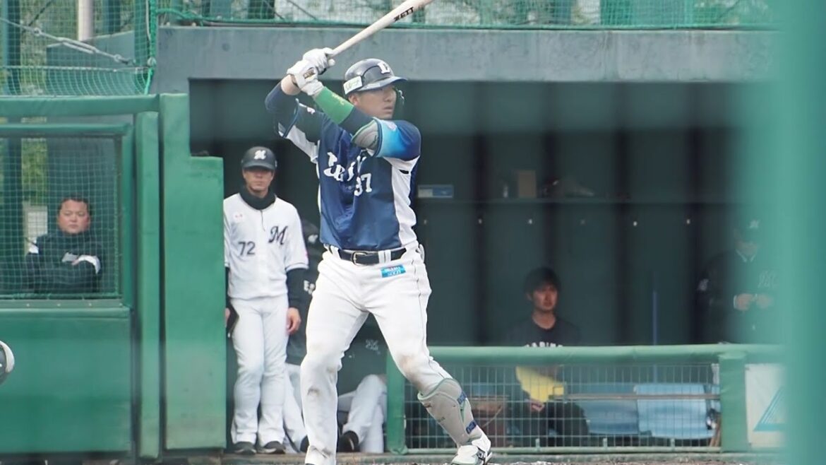 【ホームラン】2024.04.06 千葉ロッテ-埼玉西武(ロッテ浦和) 柘植世那 打席シーン