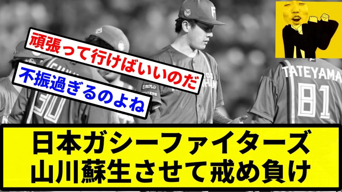 【山川 踊る】日本ガシーファイターズ 山川蘇生させて戒め負け【プロ野球反応集】【2chスレ】【1分動画】【5chスレ】