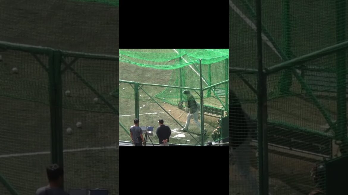 巨人 秋広優人のフリーバッティング〜読売ジャイアンツ春季キャンプ2024年2月22日