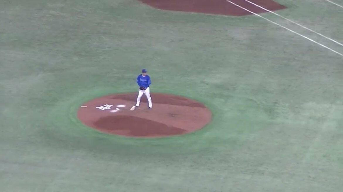 松原聖弥を打ち取る伊勢大夢【 読売ジャイアンツ対 横浜DeNAベイスターズ2024年4月5日】