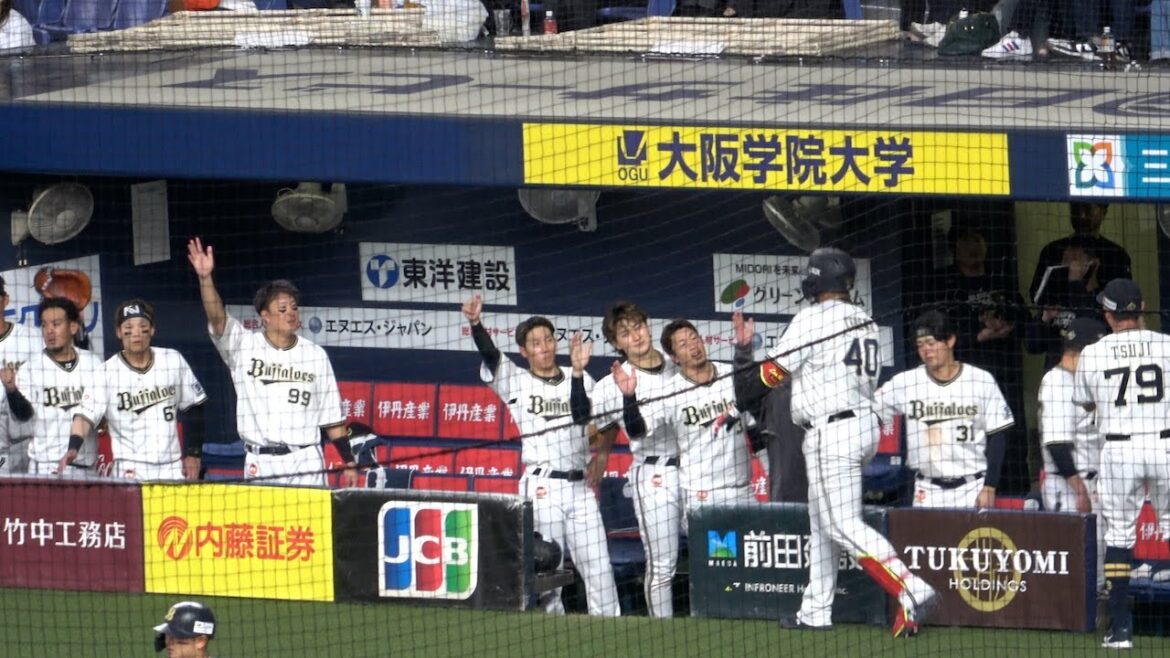 セデーニョの同点ホームランで沸くオリックスベンチ！