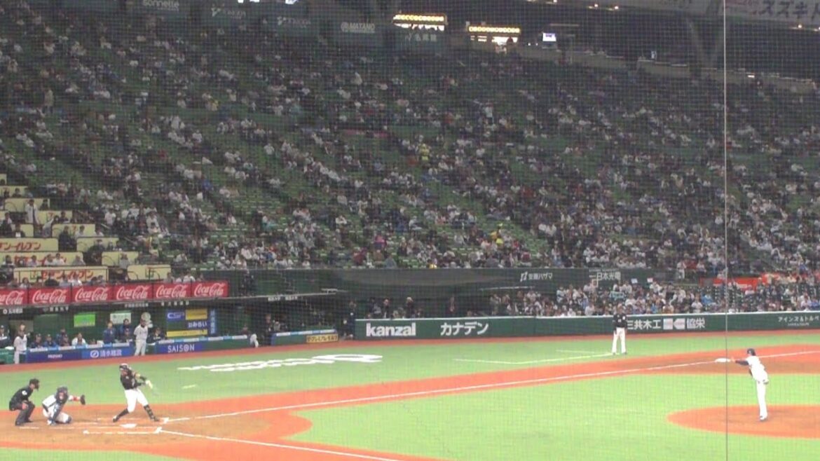 ロッテ 山口航輝 タイムリーツーベースヒット　西武 vs ロッテ　2024年4月10日(水)