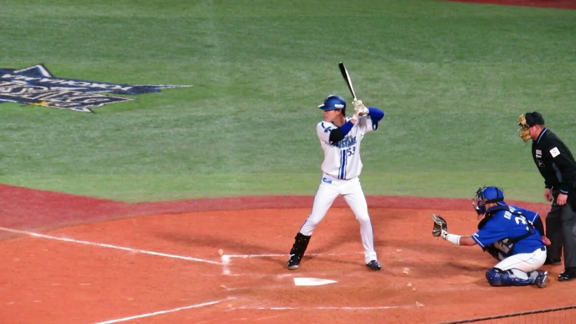 2024/4/10　中川 颯 （横浜DeNAベイスターズ）　打撃フォーム　【オリックスから移籍】