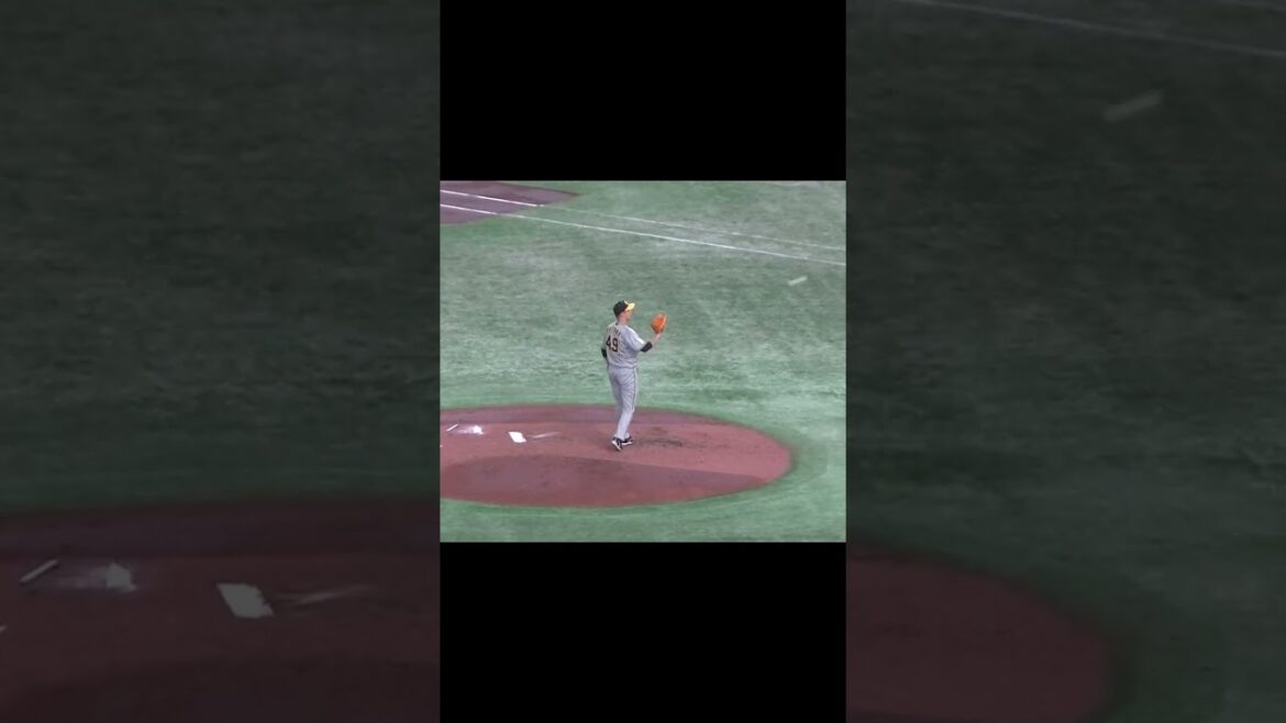 【阪神】大竹耕太郎ピッチングフォーム＜巨人 対 阪神  2024年3月30日＞