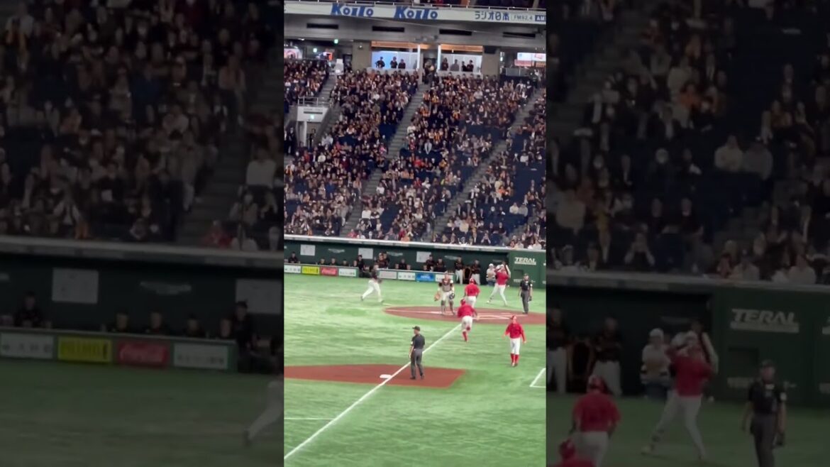 【カープ】堂林翔太が戸郷から先制タイムリー！@2024年4月12日カープ対ジャイアンツ1回戦