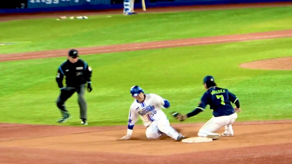 ついに走った！ 山本祐大のプロ初盗塁！ 横浜DeNAベイスターズ 2024/4/12