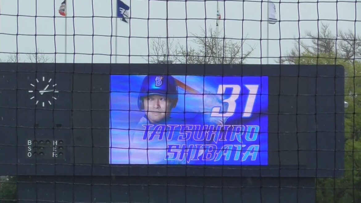 2024年4月12日 イースタンリーグ  東京ヤクルト戦 柴田 竜拓 選手の第1打席