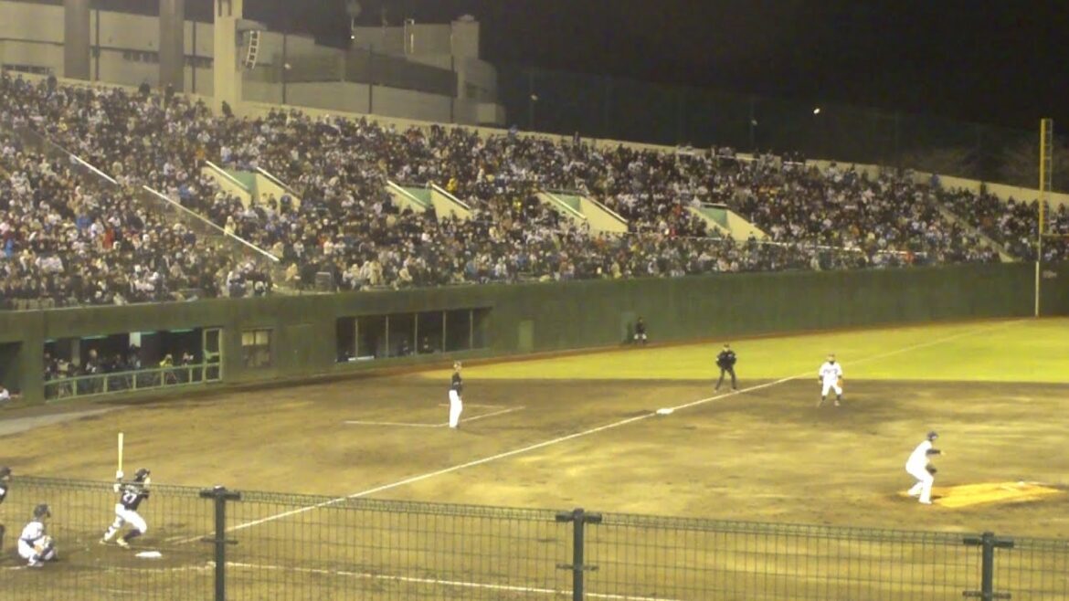 ロッテ 田村龍弘 タイムリーツーベースヒット　西武 vs ロッテ　2024年4月9日(火)