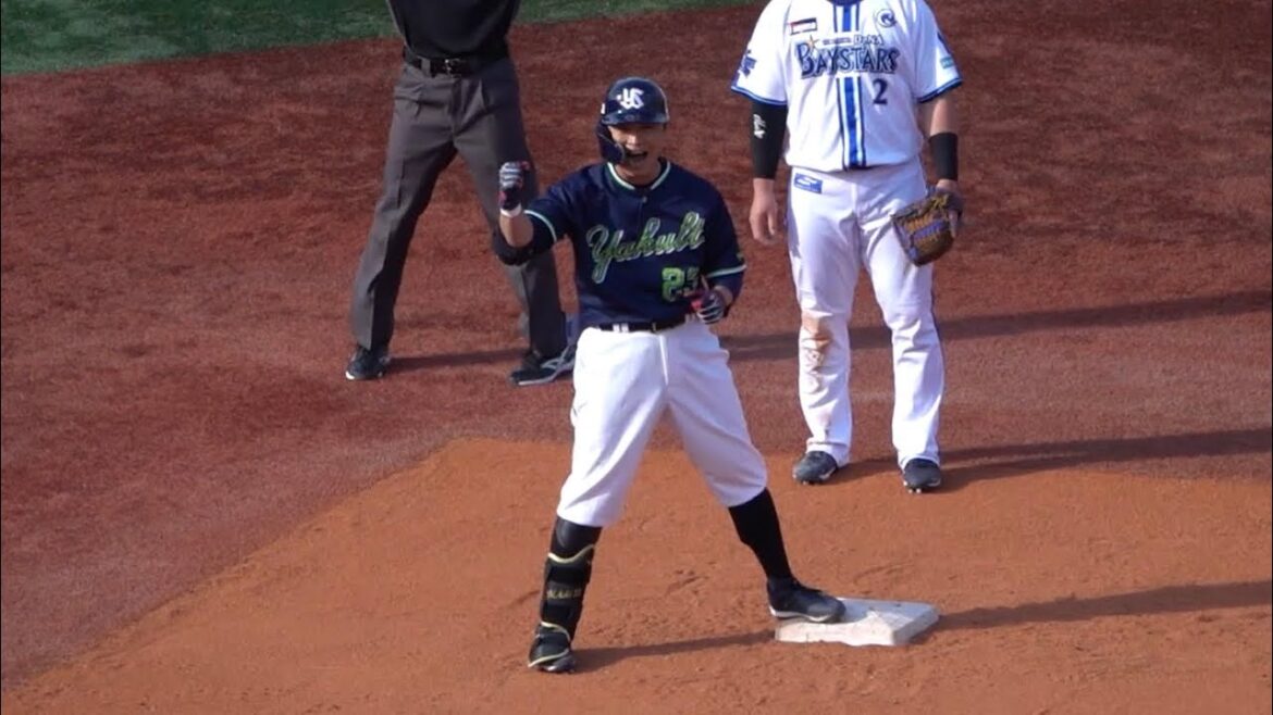 青木宣親のタイムリーツーベースヒットでヤクルト逆転！ガッツポーズ！生涯現役でお願いします！走者一掃！東京ヤクルトスワローズ 2024/04/13