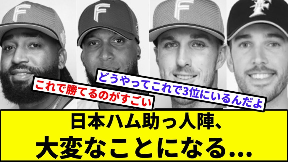 【お金かけてんのに...】日本ハム助っ人陣、大変なことになる...【なんJ反応】【プロ野球反応集】【2chスレ】【1分動画】【5chスレ】【オリックス】【ライオンズ】【ソフトバンク】【楽天】【ロッテ】