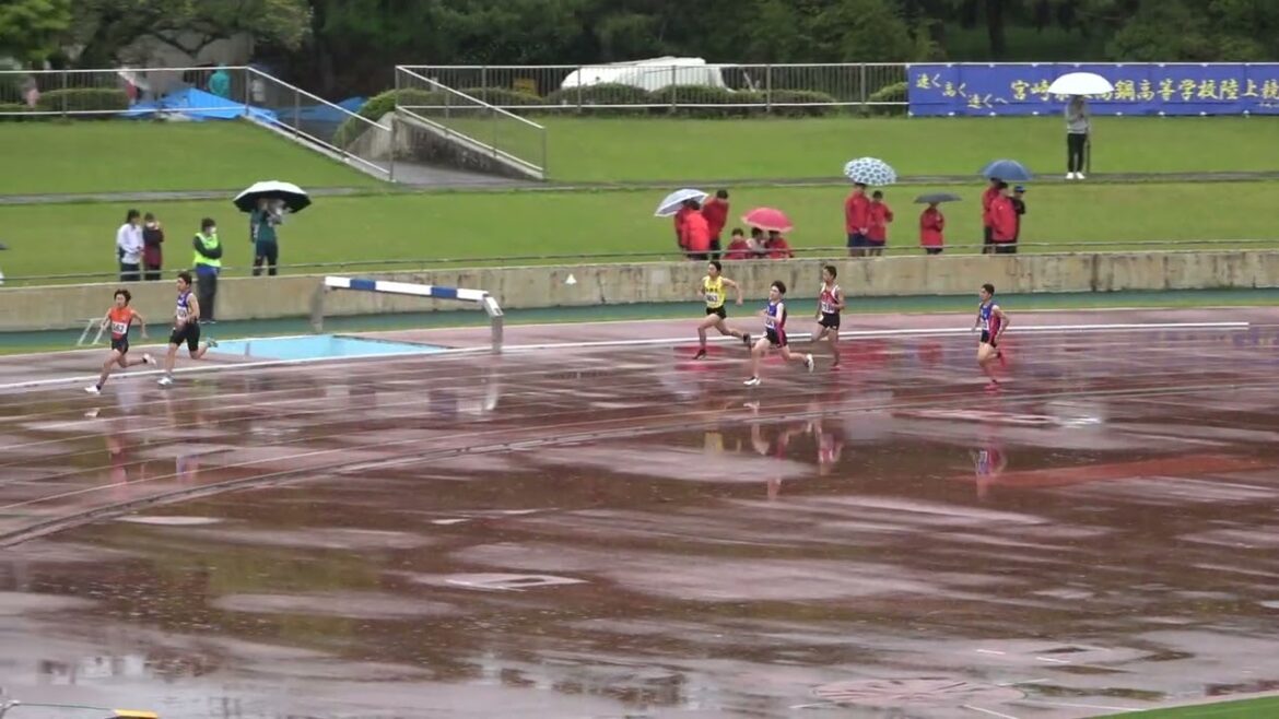 20240413111129宮崎県記録会一高男400m10組 植田 叶夢2/宮崎(門川高)58"02