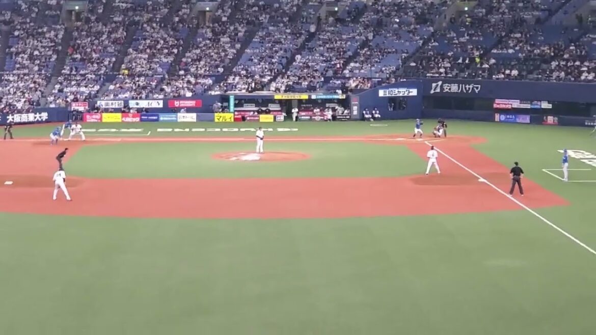 20240412　新応援歌が響く♪【細川凌平 応援歌】北海道日本ハムファイターズ　9回表@京ｾﾗﾄﾞｰﾑ大阪･ﾚﾌﾄ外野下段