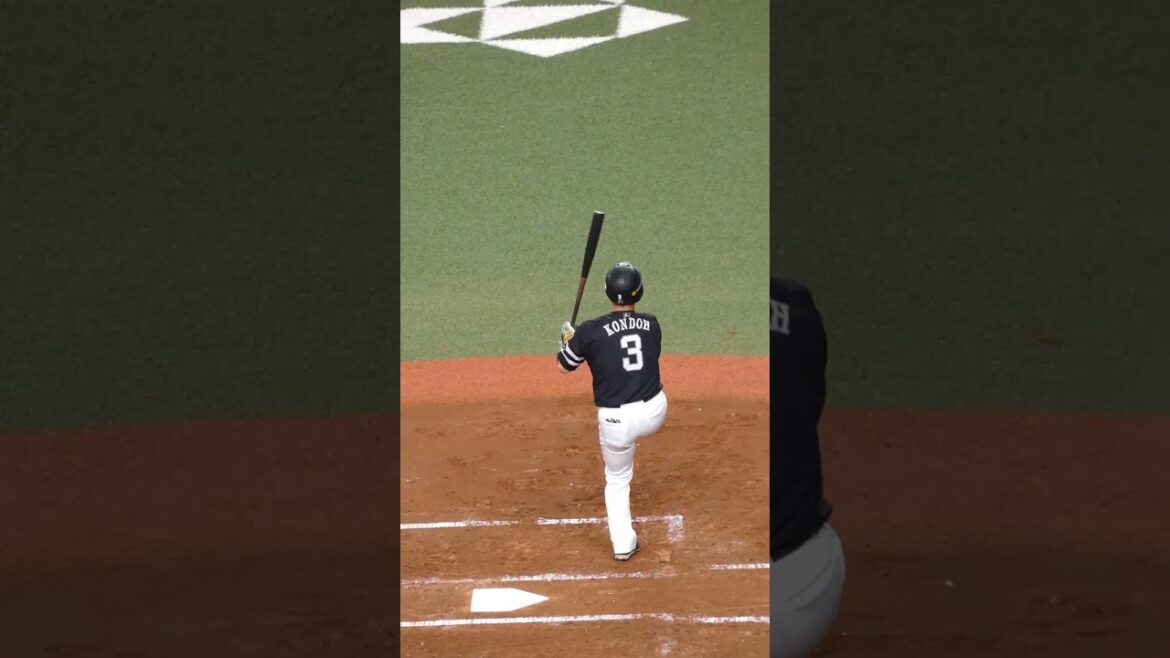 近藤 健介 の ちょい熱男（松田 宣浩）　#福岡ソフトバンクホークス #shorts