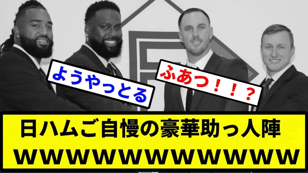 【どうにかならんか？】日ハムご自慢の豪華助っ人陣WWWWW【プロ野球反応集】【2chスレ】【1分動画】【5chスレ】