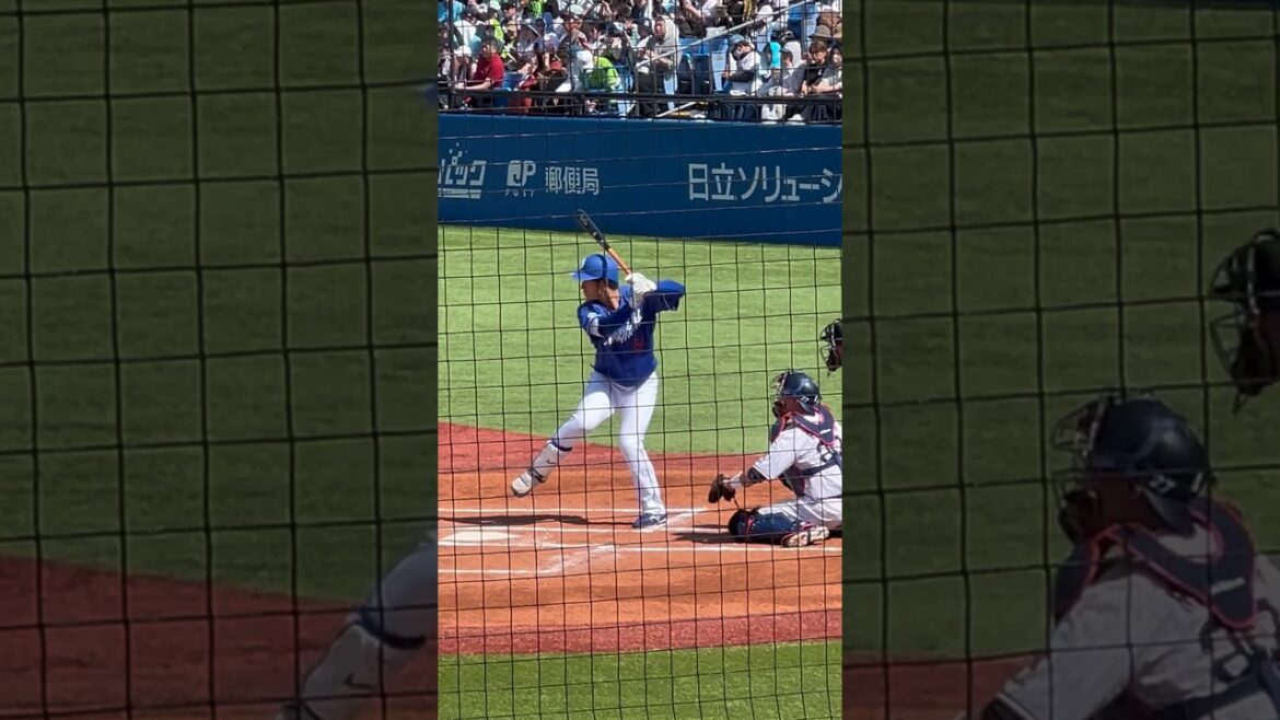 戦力外から新戦力！上林　開幕シリーズ  2024.3.31 開幕ヤクルト戦！神宮球場　3塁側内野SSから見た景色！#上林