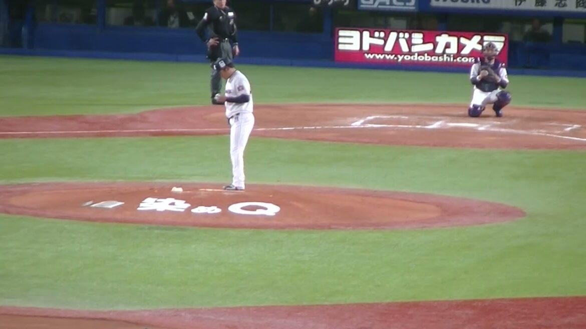 【野球選手フォーム集】山本大貴の投球フォーム（2024年4月11日 ヤクルトスワローズ 対 読売ジャイアンツ）
