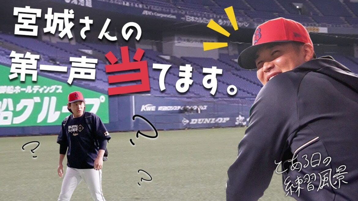 とある日の練習風景～アップ前の投手陣～ ショートver.