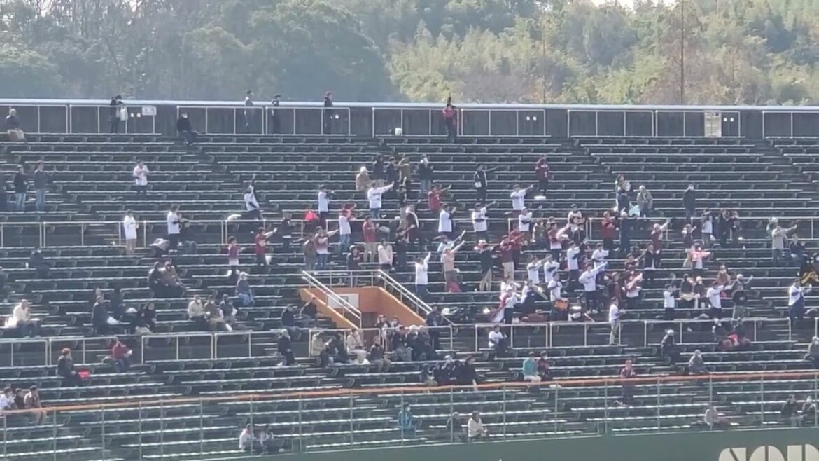 20240301　ﾀｹﾛｰﾀﾞﾝｽ♪【岡島豪郎 応援歌】東北楽天ｺﾞｰﾙﾃﾞﾝｲｰｸﾞﾙｽ　4回ｳﾗ@倉敷ﾏｽｶｯﾄｽﾀｼﾞｱﾑ･外野ﾚﾌﾄ ｵｰﾌﾟﾝ戦