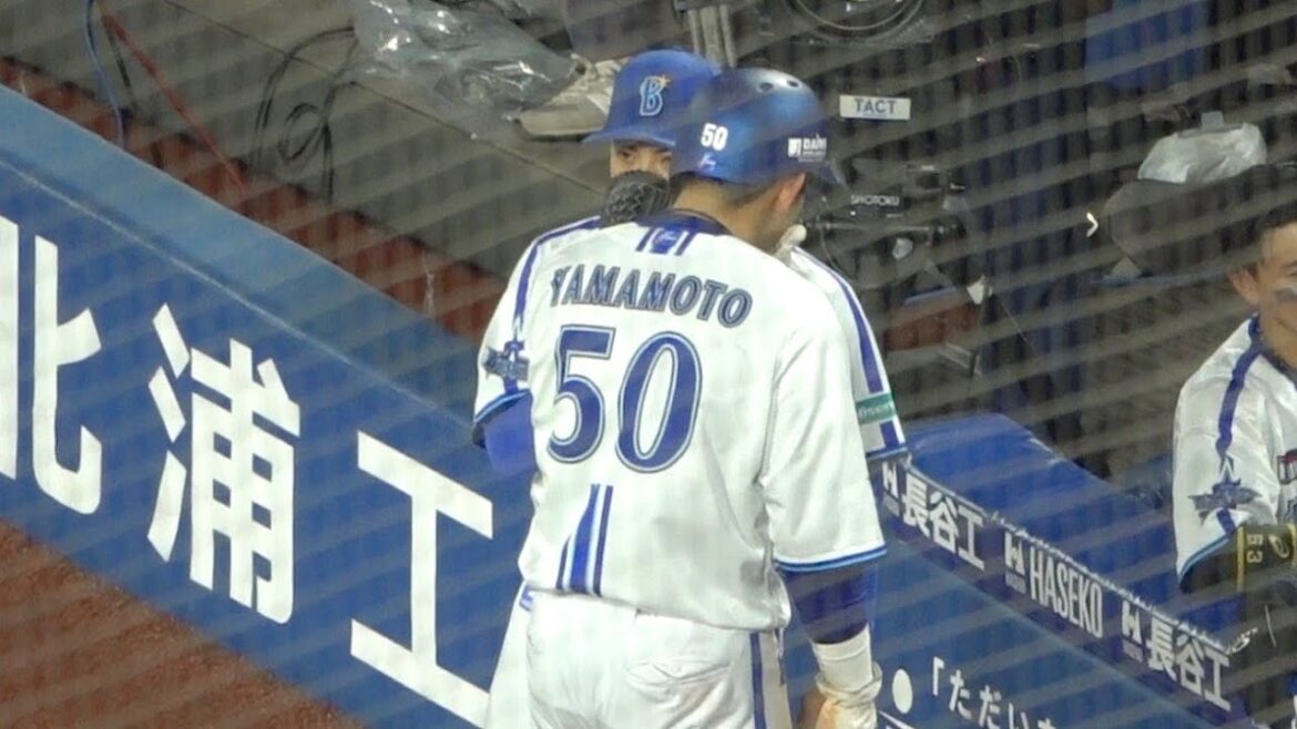 すぐさま山本祐大と連携を取る東克樹！逆転となる度会隆輝の勝ち越しタイムリーヒット！2024/04/12 横浜DeNAベイスターズ