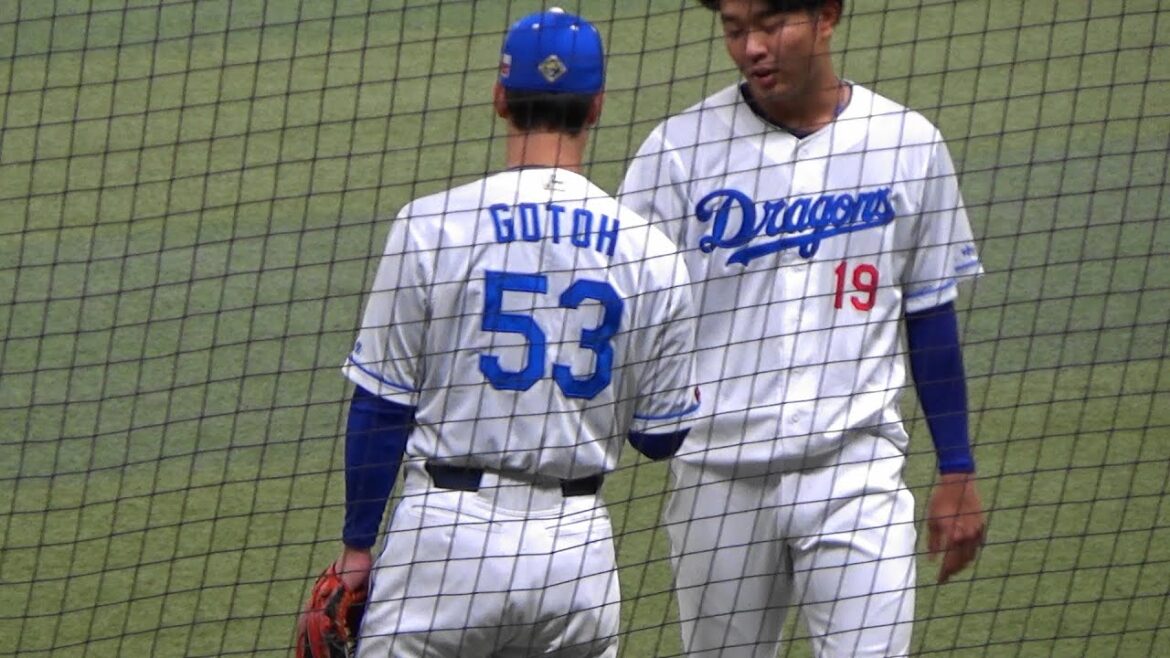 高橋宏斗投手の登板ルーティン【プレーボール直前】MV