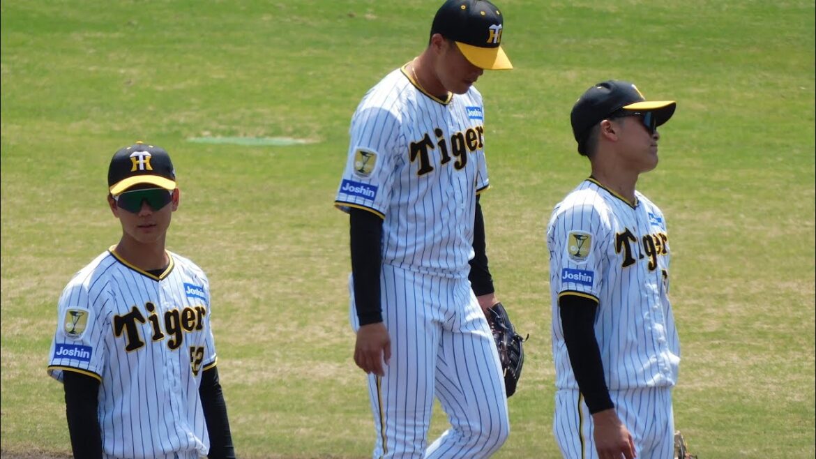 【ファーム】2024.4.12 若手内野手勢揃い!! 試合前シートノック