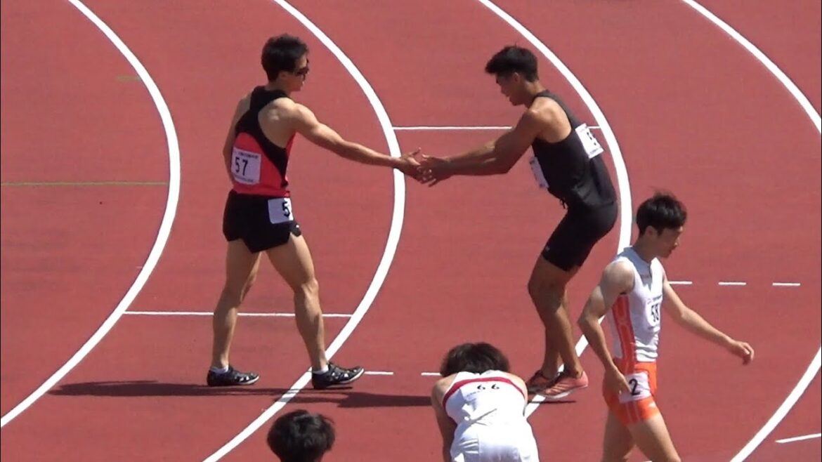 日本記録を狙う 決勝 GP男子300m 吉岡スプリント出雲陸上2024