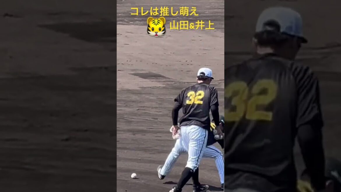 #阪神 #山田脩也 選手と#井上広大 選手が！