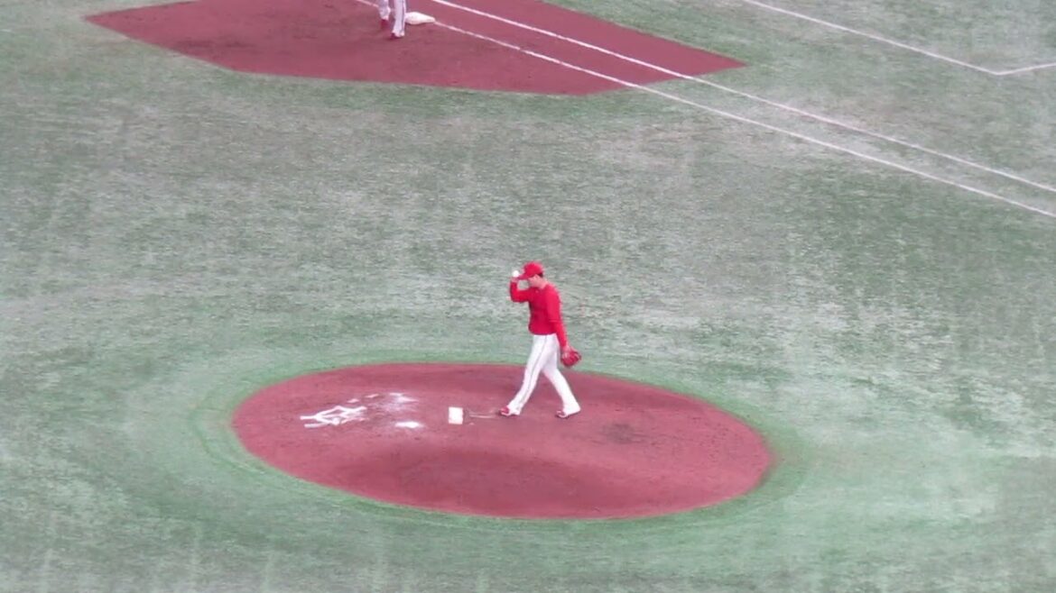 カープ島内颯太郎のピッチングフォーム＜読売ジャイアンツ 対 広島カープ 2024年4月13日＞