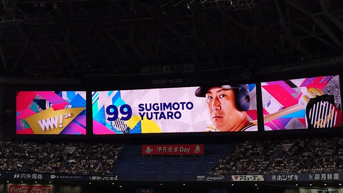 杉本裕太郎 選手 ｢布袋寅泰  STILL ALIVE｣ 奇数打席 登場曲 オリックス･バファローズ 選手 ビジョン映像 PV 演出 @ 京セラドーム 2024 開幕戦