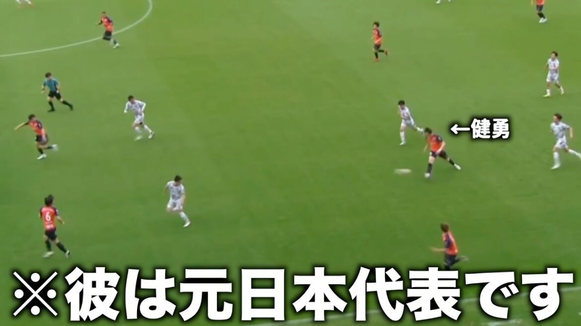 FC大阪相手にJ3ってレベルじゃないパスをする杉本健勇