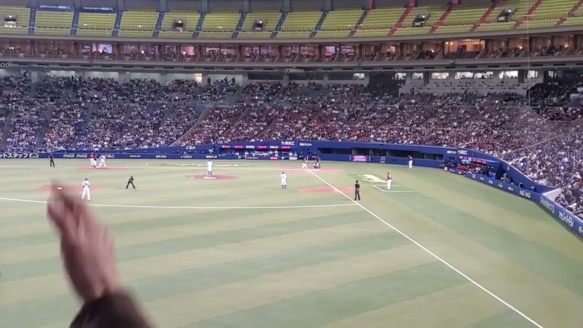 20240320　コブちゃん♪【小深田大翔 応援歌】東北楽天ｺﾞｰﾙﾃﾞﾝｲｰｸﾞﾙｽ　1回表@ﾊﾞﾝﾃﾘﾝﾄﾞｰﾑ ﾅｺﾞﾔ･ﾚﾌﾄ外野 ﾅｺﾞﾔﾄﾞｰﾑ ｵｰﾌﾟﾝ戦