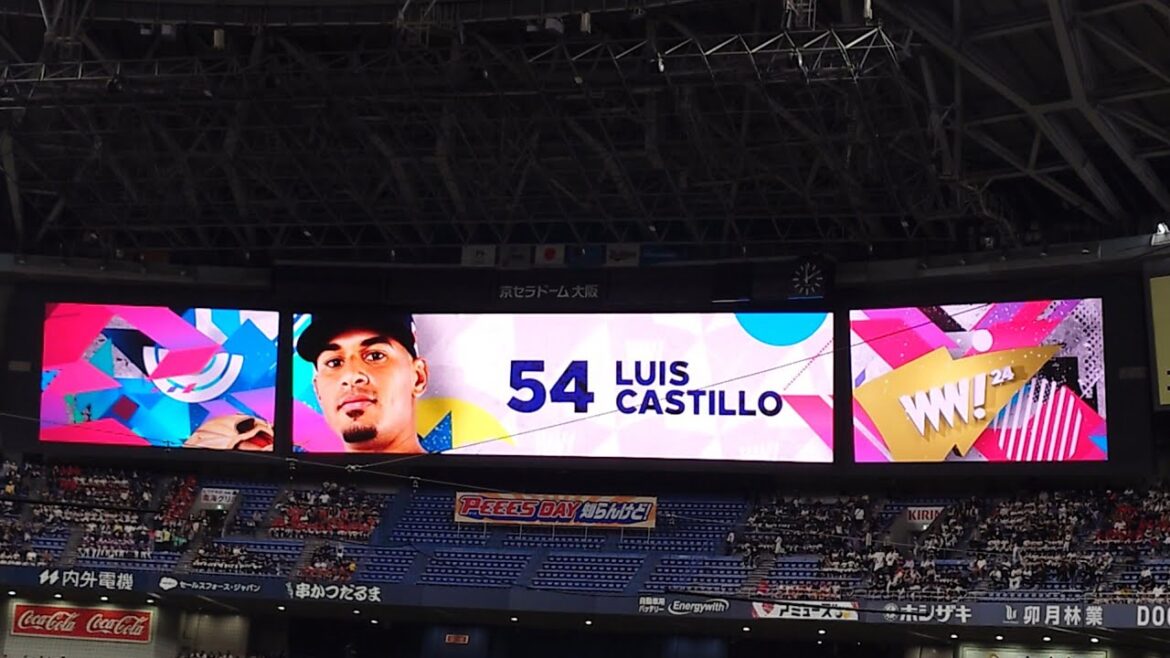 ルイス・カスティーヨ 投手 ｢Fuerza Regida & Marshmello  HARLEY QUINN｣ 登場曲 オリックス･バファローズ 選手 @京セラドーム 2024