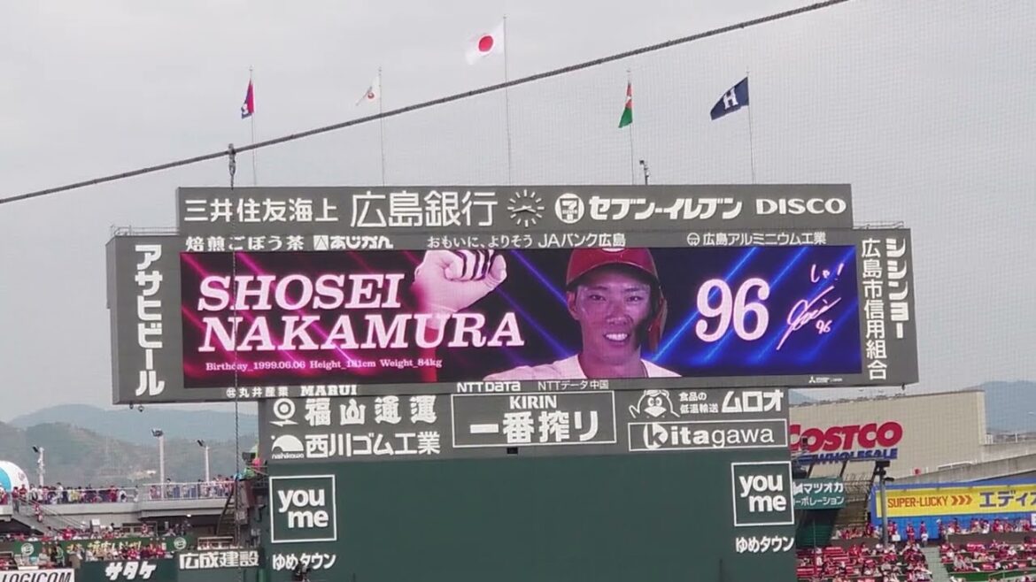 【2024】中村奨成　#96 【選手紹介】