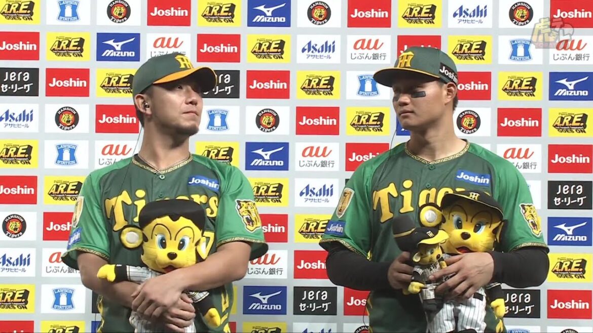 【#伊藤将司 選手、#森下翔太 選手のヒーローインタビュー、#岡田彰布 監督インタビュー】 4月17日(水) 阪神vs巨人（甲子園）