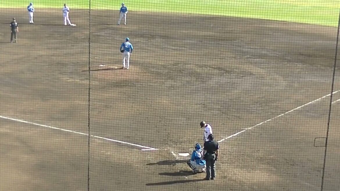 【松原1軍アピール弾】松原聖弥が同点から勝ち越しスリーランホームラン（読売ジャイアンツ対 日本ハムファイターズ 2軍戦2024年4月16日）