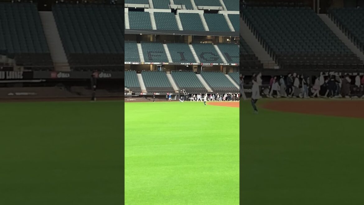 エスコンフィールド北海道・ラッキーなスタジアムツアー、山﨑福也投手の間近で投球練習が見れた？？？
