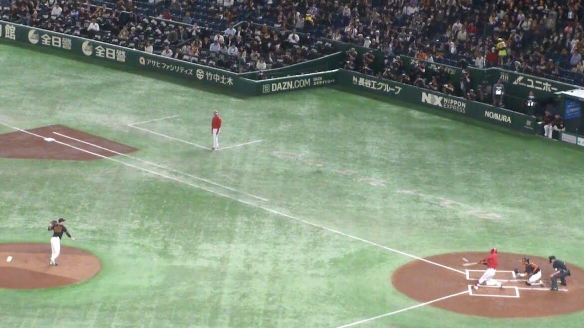 広島 堂林翔太 タイムリーヒット　巨人 vs 広島　2024年4月12日(金)