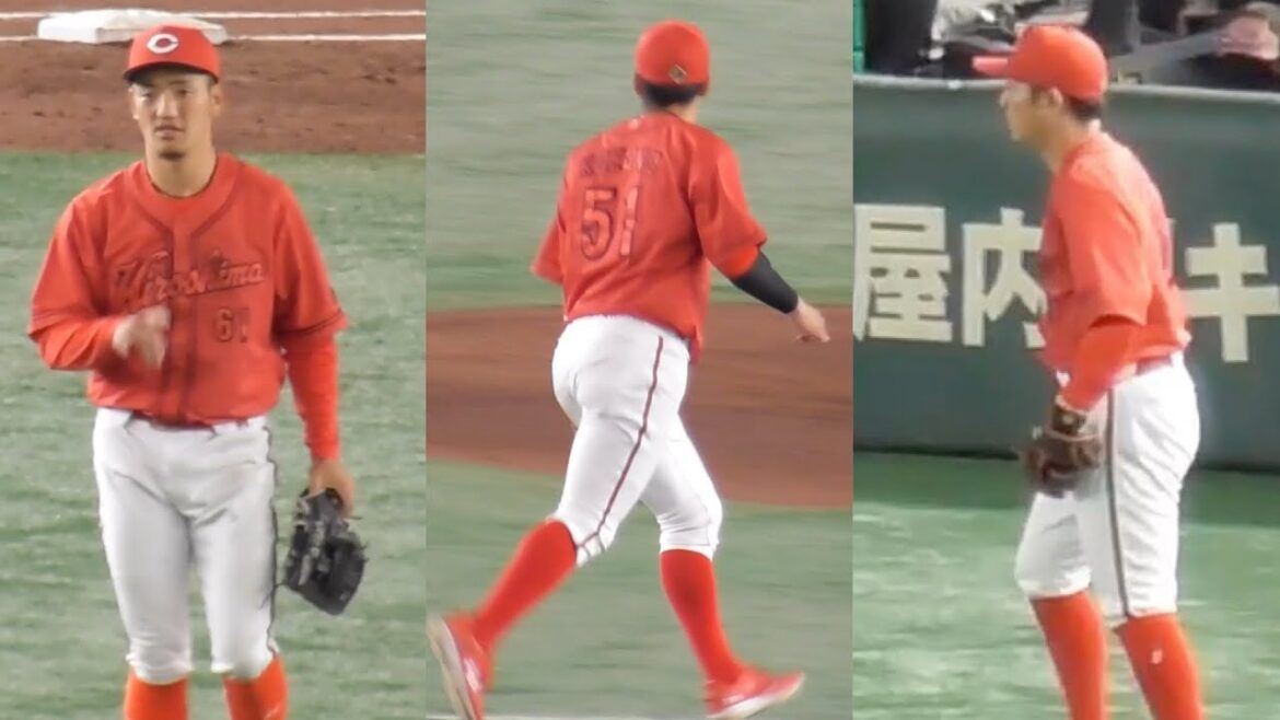 カープショート陣らの華麗な守備編&矢野雅哉12球粘りのハイライト！2024年4月13日