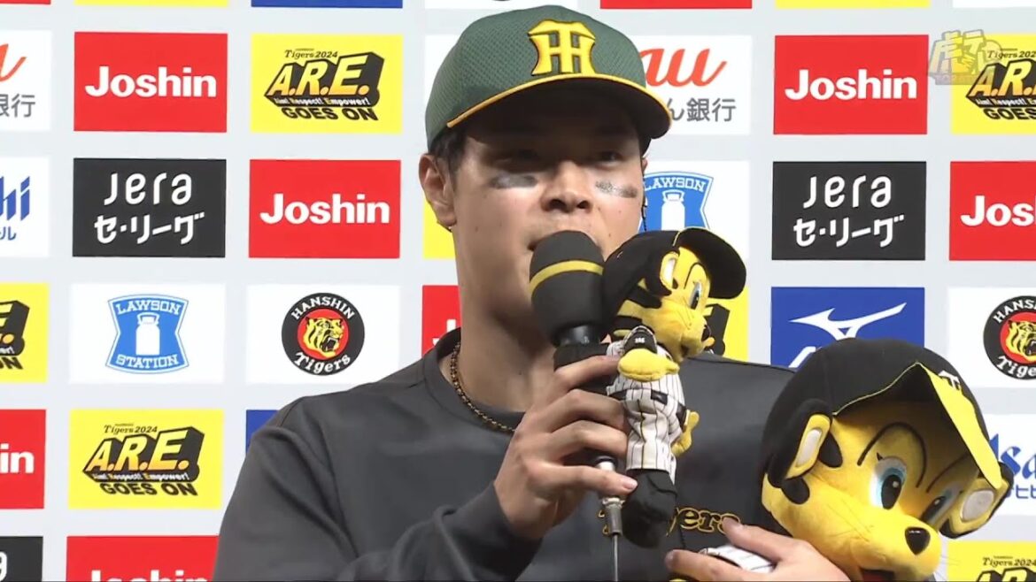 【#佐藤輝明 選手のヒーローインタビュー、#岡田彰布 監督インタビュー】 4月18日(木) 阪神vs巨人（甲子園）