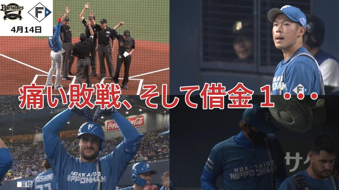 【1分でわかる】今日の日本ハムファイターズ【2024/04/14】【ファンの反応】