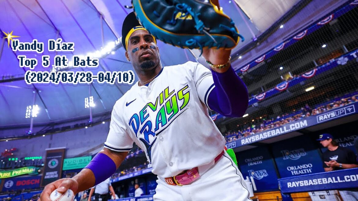 ヤンディ・ディアス 開幕4カードでの(個人的)TOP5打席ダイジェスト(2024/03/28-04/10)/Yandy Díaz's Top 5 At Bats(2024/03/28-04/10)
