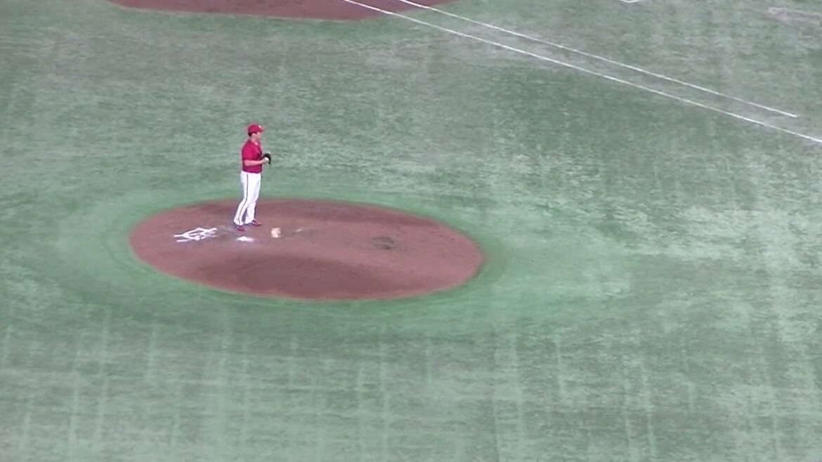 萩尾匡也を三振にとる矢崎拓也【 読売ジャイアンツ対 広島カープ2024年4月13日】