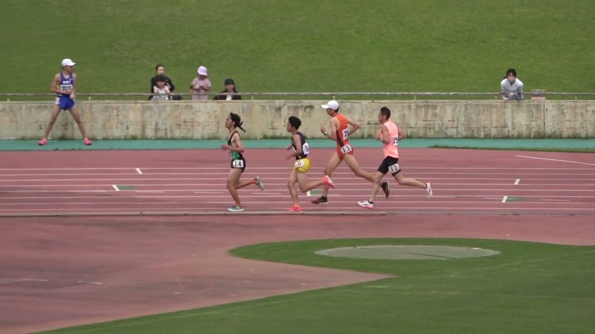 20240414150520宮崎県記録会一高男5000ｍ1組 鈴木 麗柊2/宮崎(宮崎北高)16'59"45