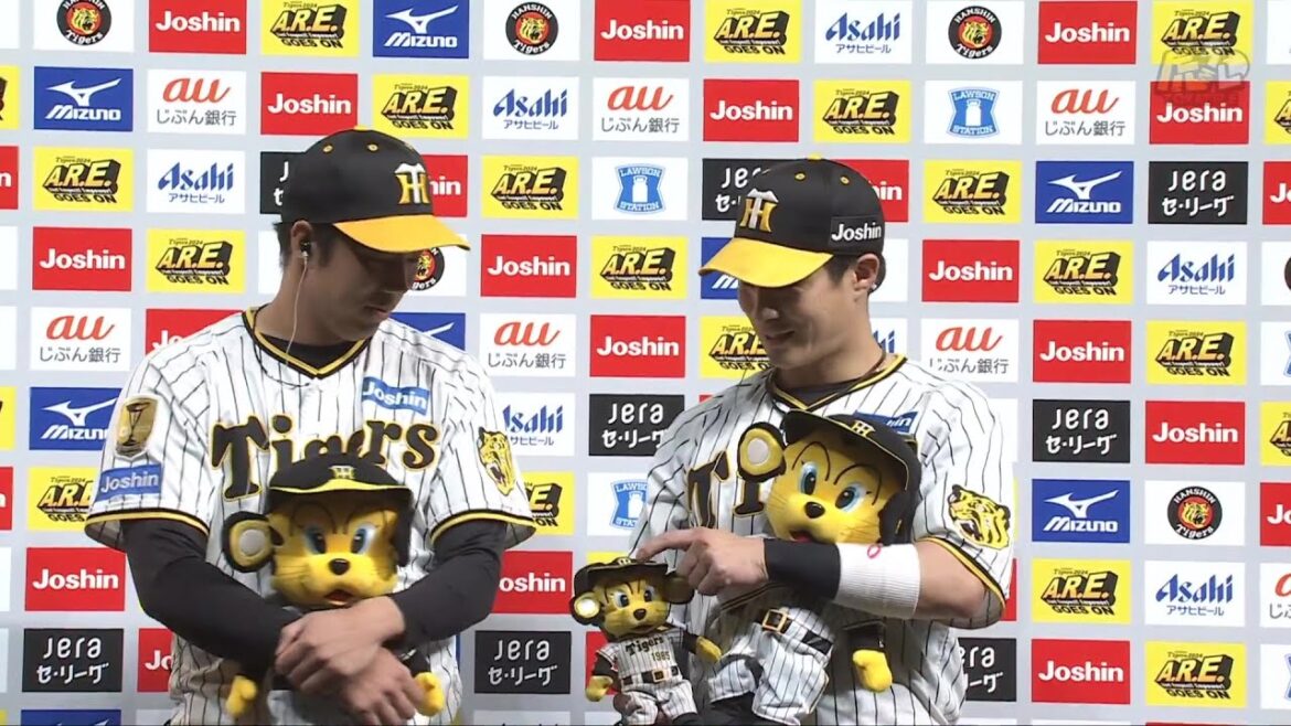 【#青柳晃洋 選手、#木浪聖也 選手のヒーローインタビュー、#岡田彰布 監督インタビュー】 4月19日(金) 阪神vs中日（甲子園）