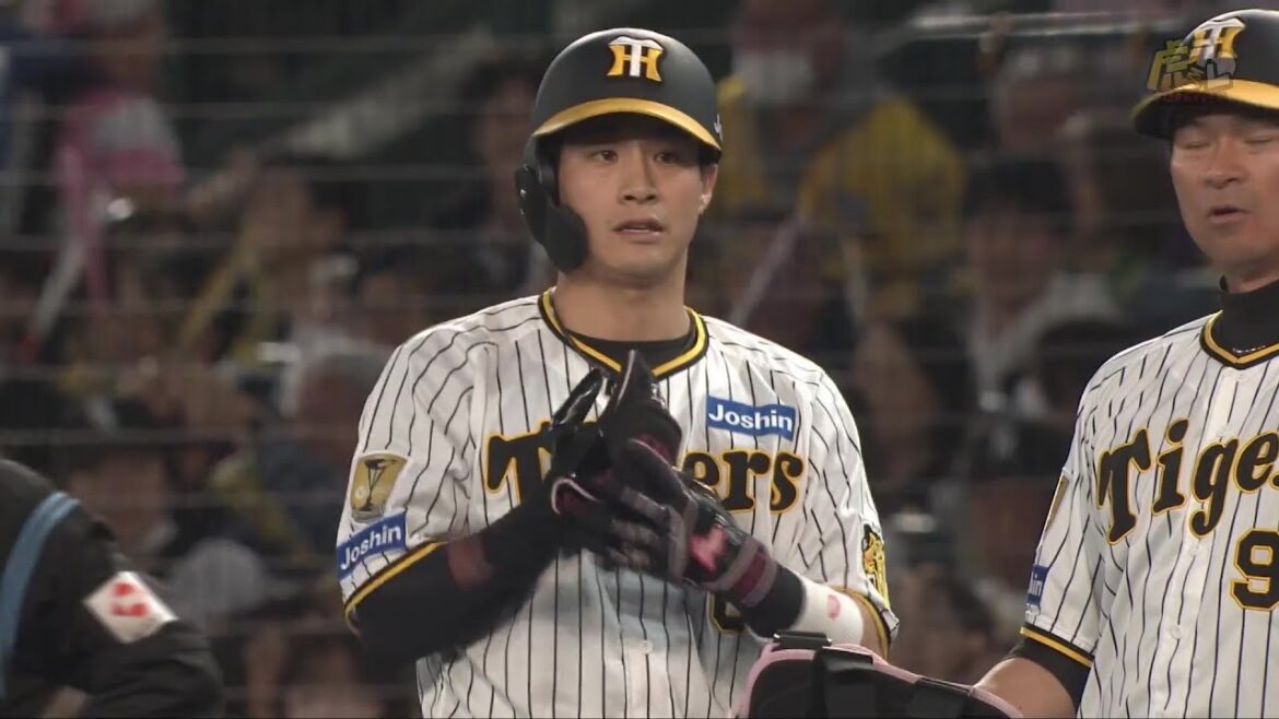 【先制援護】2回裏、 #木浪聖也 選手のライト先制タイムリーヒット！先発 #青柳晃洋 投手に援護点！【2024/4/19Ｔ－Ｄ】