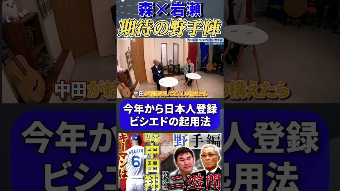 【森×岩瀬】期待の野手陣『今年から日本人登録 ビシエドの起用法』#森繁和 #岩瀬仁紀 #中日ドラゴンズ #ドラゴンズ #プロ野球 #ビシエド  #shorts