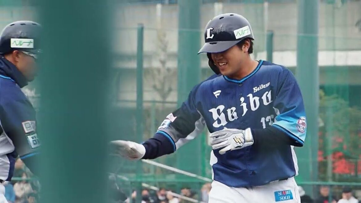 2024.04.06 千葉ロッテ-埼玉西武(ロッテ浦和) 仲三河優太 打席シーン