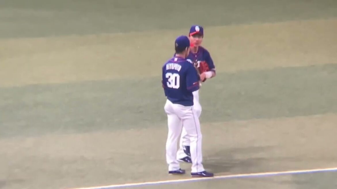 試合前打撃について語る大島&三好(2024/4/14)