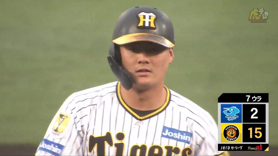 【15点目】7回裏、#前川右京 選手が右中間2点タイムリーツーベースヒット！【2024/4/20Ｔ－Ｄ】