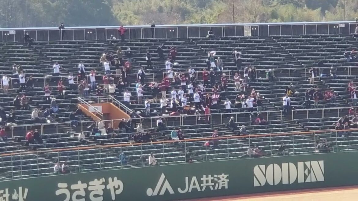 20240301　倉敷に響く【辰己涼介 応援歌】3回ｳﾗ　東北楽天ｺﾞｰﾙﾃﾞﾝｲｰｸﾞﾙｽ@倉敷ﾏｽｶｯﾄｽﾀｼﾞｱﾑ･外野ﾚﾌﾄ ｵｰﾌﾟﾝ戦